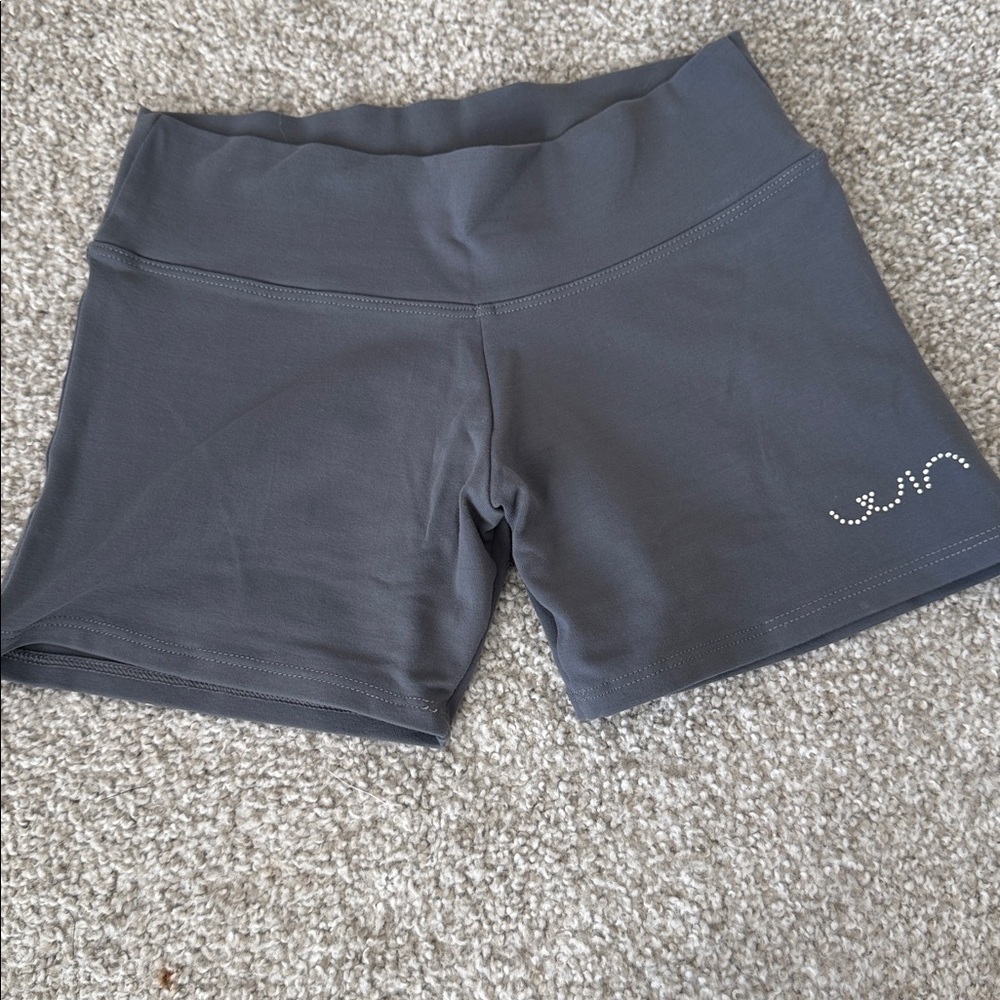 Gray Athletic Shorts low cut
